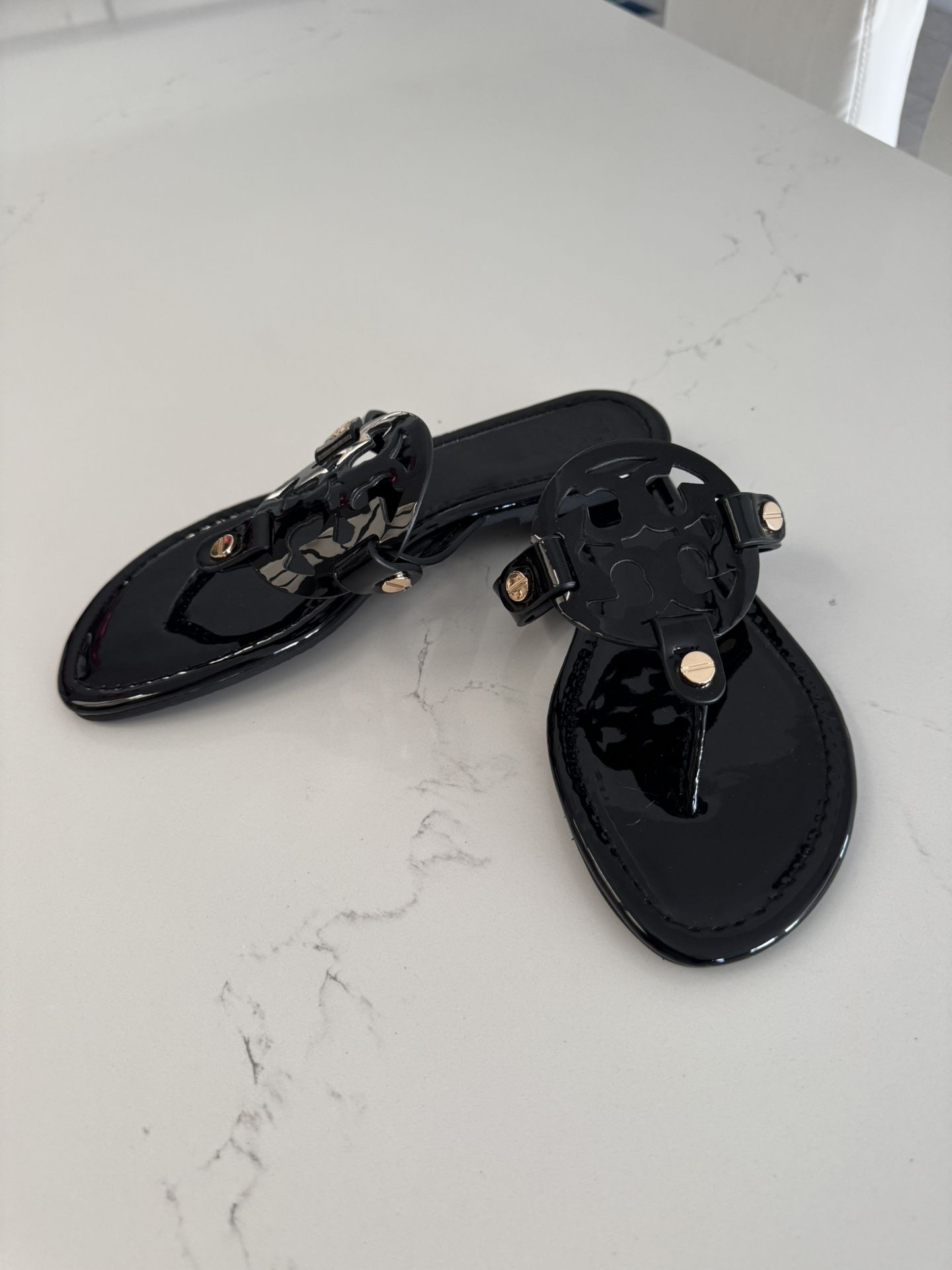 Tory Burch Black  Patent Leather ( Different Sizes And Colors)