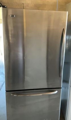 Maytag Bottom Freezer Stainless Steel Refrigerator Fridge
