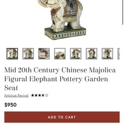 Japanese Elephant Garden Stool