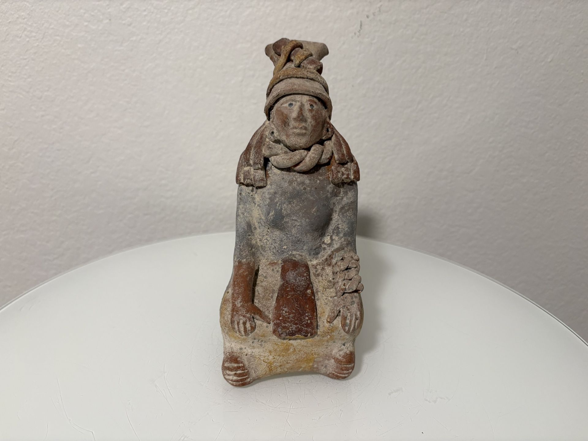 Pre-Colombian Pottery Female Figurine