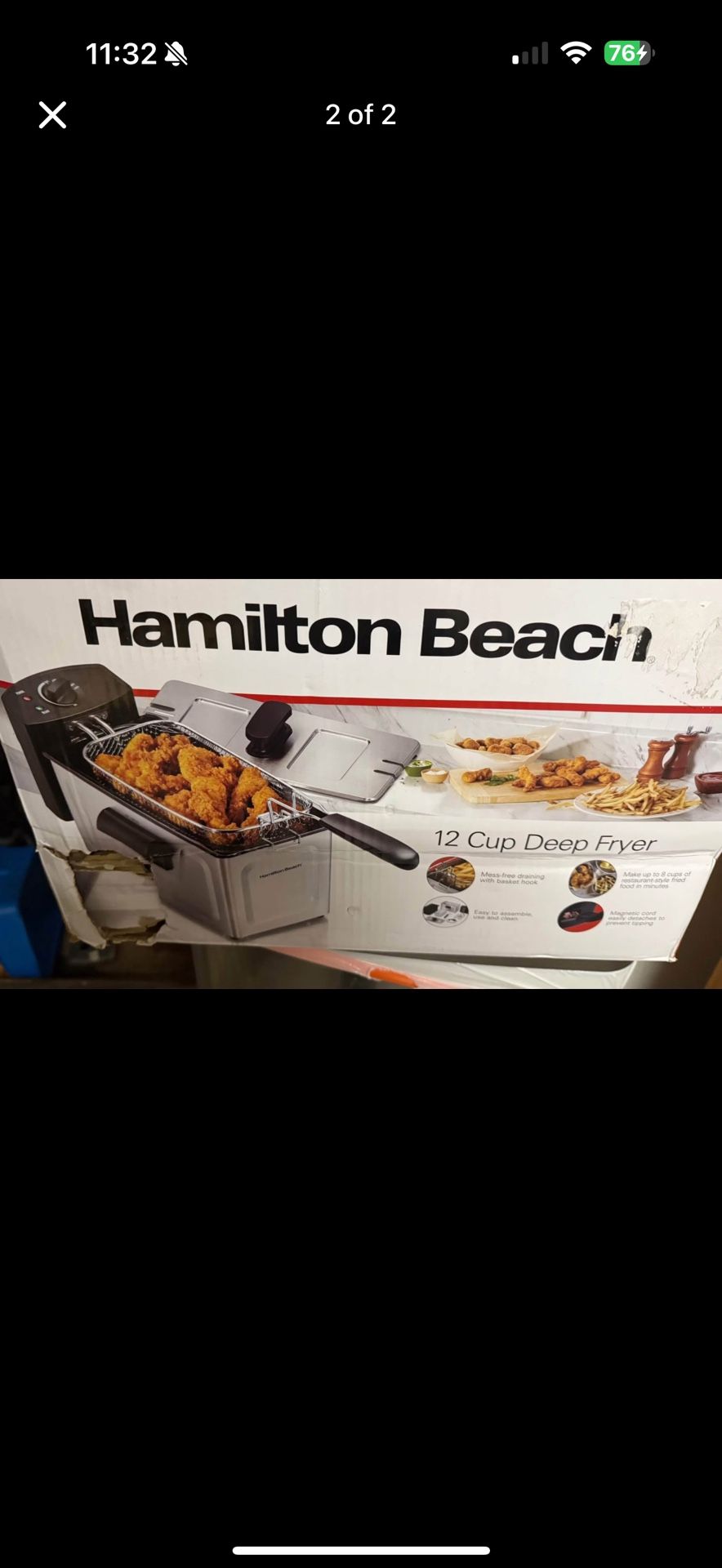 12- Cup Deep Air Fryer