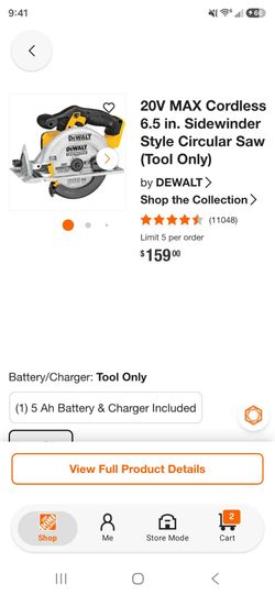 DEWALT Circular Saw and Reciprocating Saw Combo