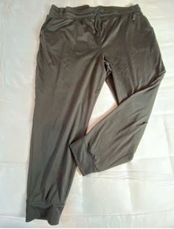 Athletic Works Mens 4-6 Pants Drawstring Jogger Pants Jersey Tapered Leg Comfy