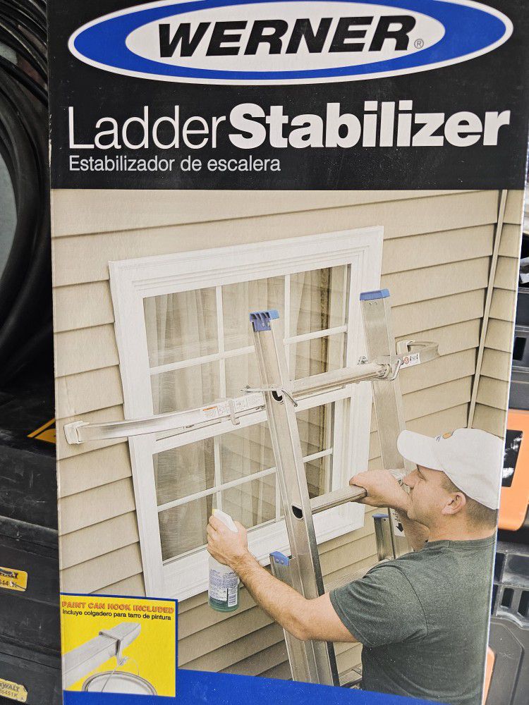 Ladder Stabilizer Support Paint Roofing Gutters Warner Brand.