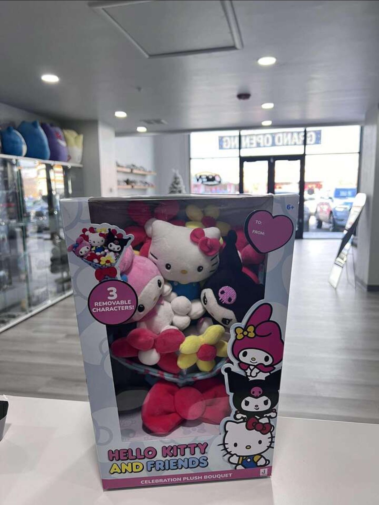 Brand new Hello Kitty and Friends - 12-inch Plush Celebration Bouquet - 9 Plush Included