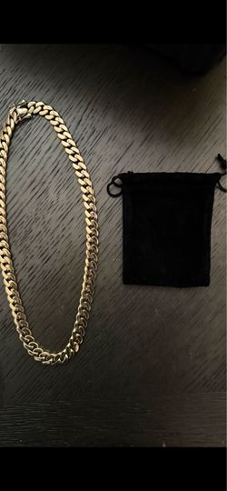 gold Cuban chain