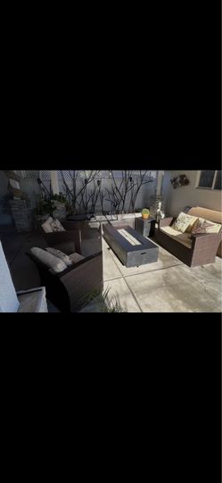 3 piece outdoor sofa set