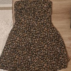 PacSun strapless dress with corset back size small