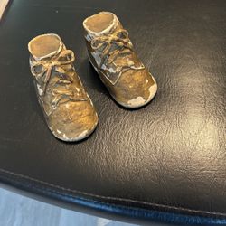 Antique Bronze Baby Shoes