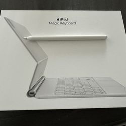 Apple Magic Keyboard For IPad Pro 11”  Included Is Apple Pencil 2nd Generation
