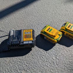 DeWalt Charger (New) And 20v Batteries (Used)