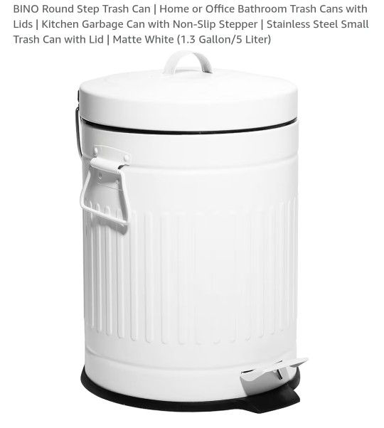 Round Step Trash Can