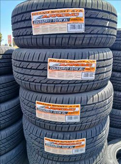 225 55 17 Arroyo Tires Con 50,000 millas de Garantía