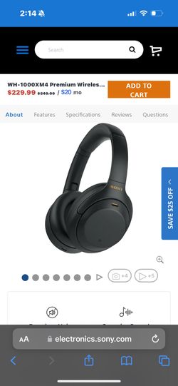 wh 1000xm4 sony headphones