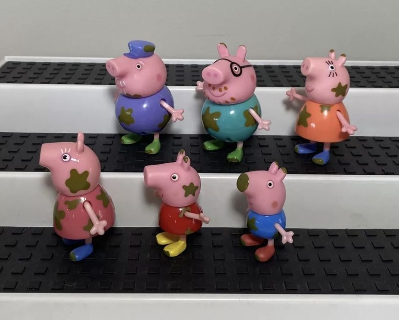 Peppa Pig Muddy Puddles Family Set