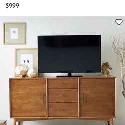 Mid-Century Media Console (58")