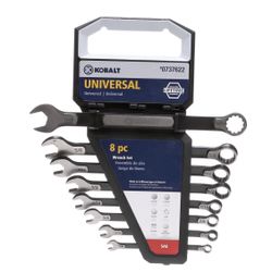 New Cobalt  Universal 8pc. Metric Wrench Set