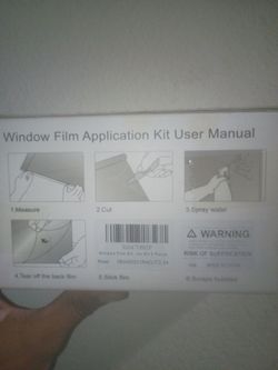Window application kit