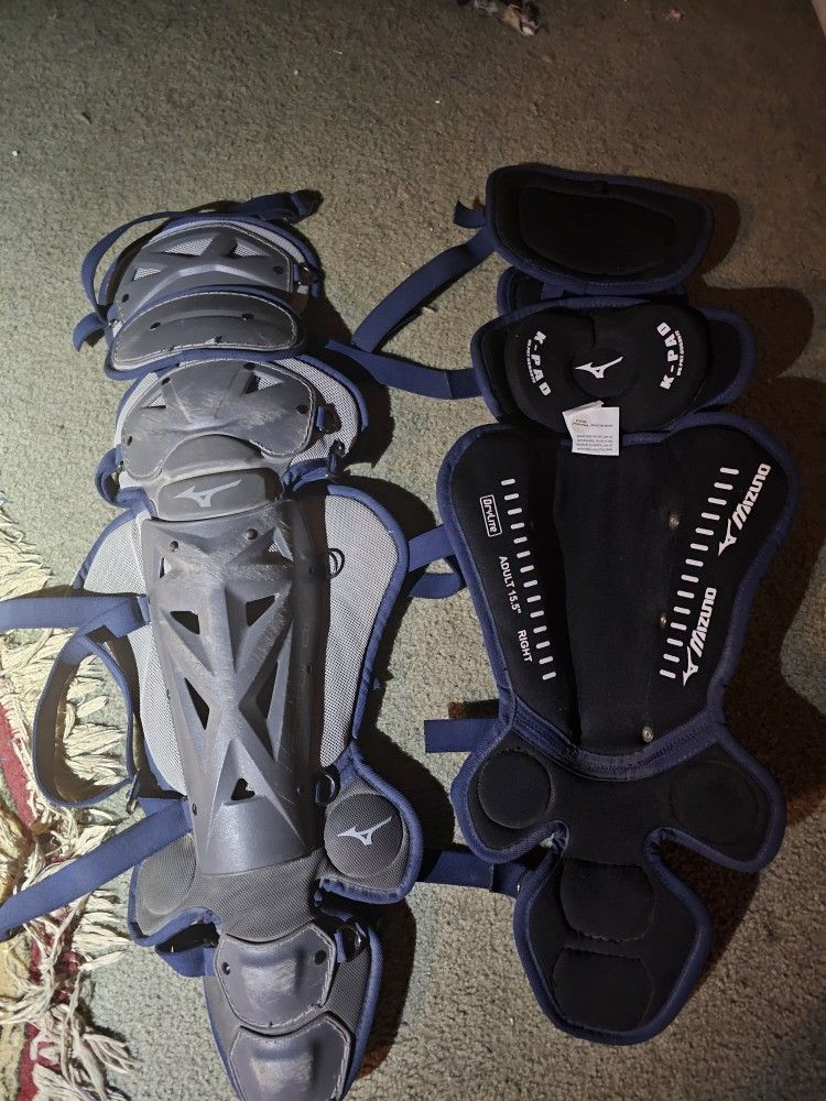 Mizuno Drylite Catchers/pitchers Samurai 15.5 Shin Guards