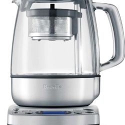 Breville BTM800XL Tea Maker Infuser and Water Kettle, 51 oz, Brushed Stainless Steel and Glass