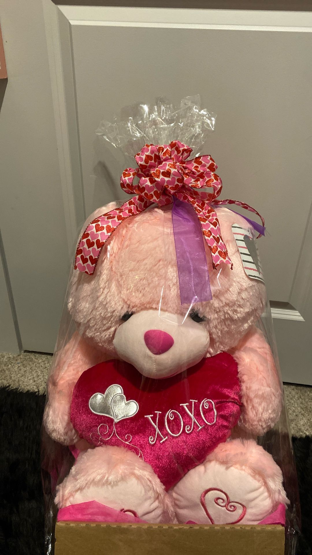 Big Pink XO Bear