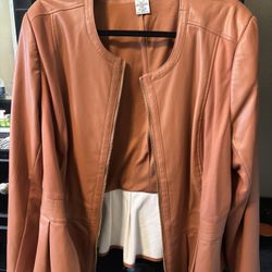 Women’s Faux Leather Jacket