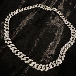 10mm Diamond Cuban Choke 18inch