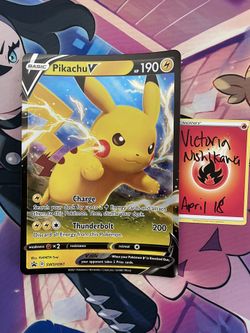 JUMBO/OVERSIZED Pikachu V SWSH061 Holo/Shiny Rare, Pokemon Card, Promo Rare