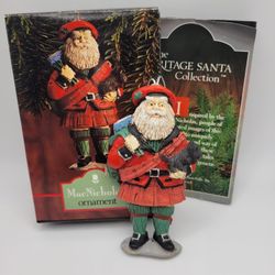 MacNicholas Ornament Midwest Ind Heritage Santa Collection Highlands Santa