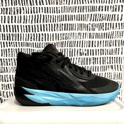 Lamelo Ball Boy’s Shoe Black And Blue .02