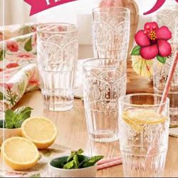4 Vasos Nuevos Princess House