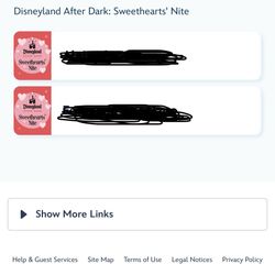 Disney Sweethearts Night Tickets