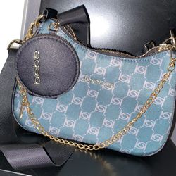 Bebe Mara Nylon Logo Crossbody