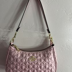 Pink coach bag