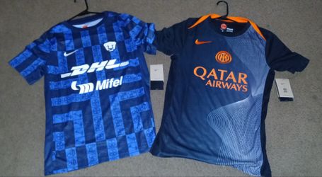 2 Piece Nike Soccer Jersey new with tags (NWT's). Size small mens, fits teue to size. See photos for reference. Asking $35 each OBO. Read Description!