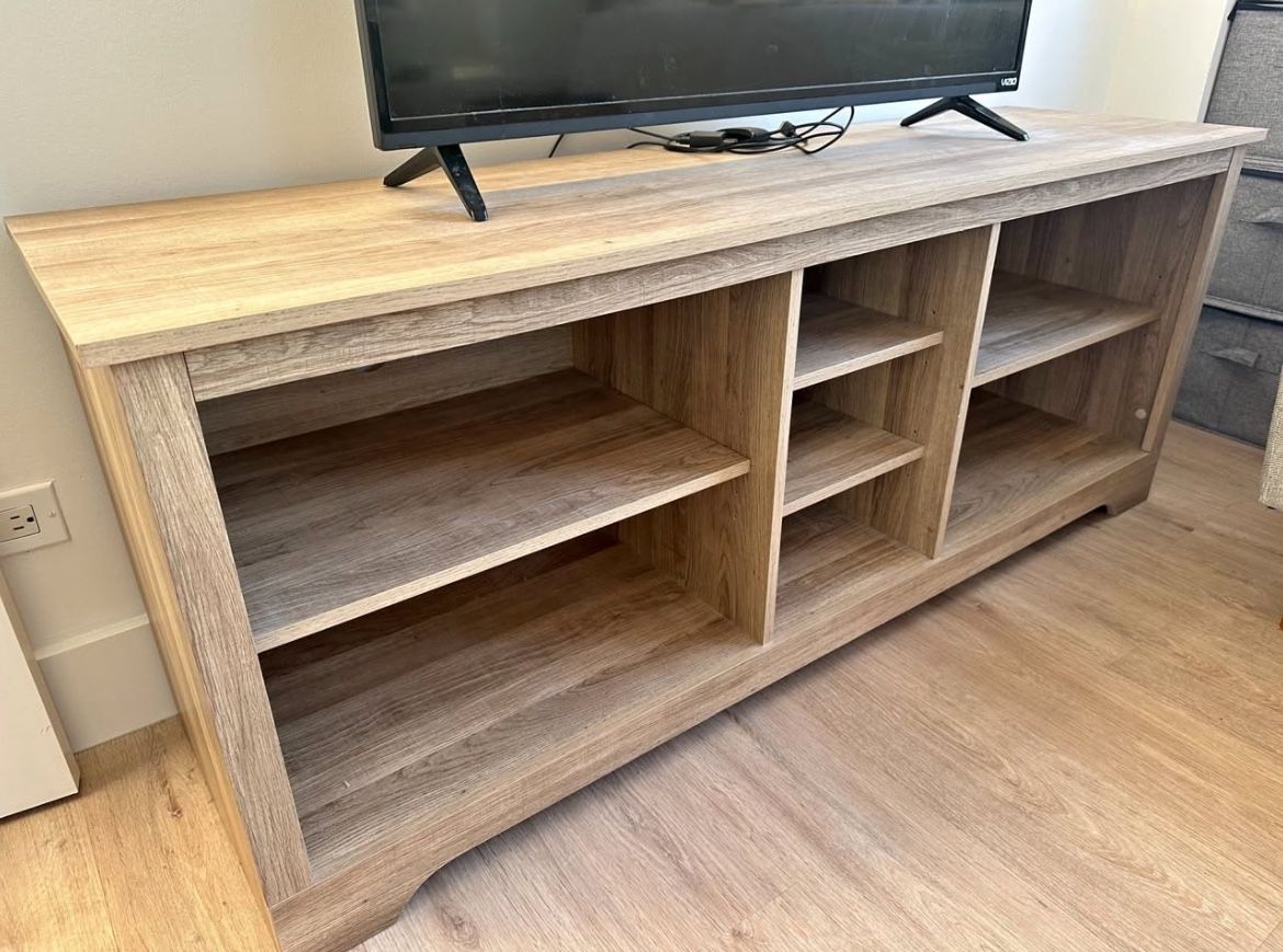 Tv Console With Shelving