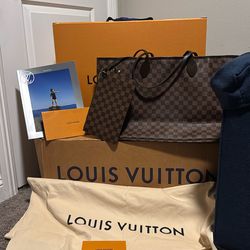 Authentic Louis Vuitton Damier Neverfull