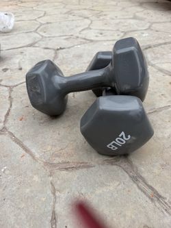 20 lb Hex Dumbbells Pair