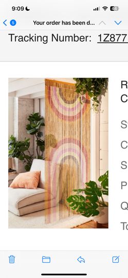 Bamboo Beaded Wall Art