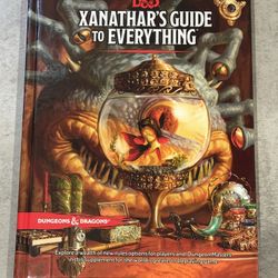 Dungeons & Dragons D&D "Xanathar's Guide to Everything" (HC, 5th Ed. (5E), 2017)