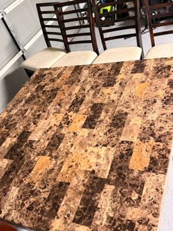 High top table with 4 chairs