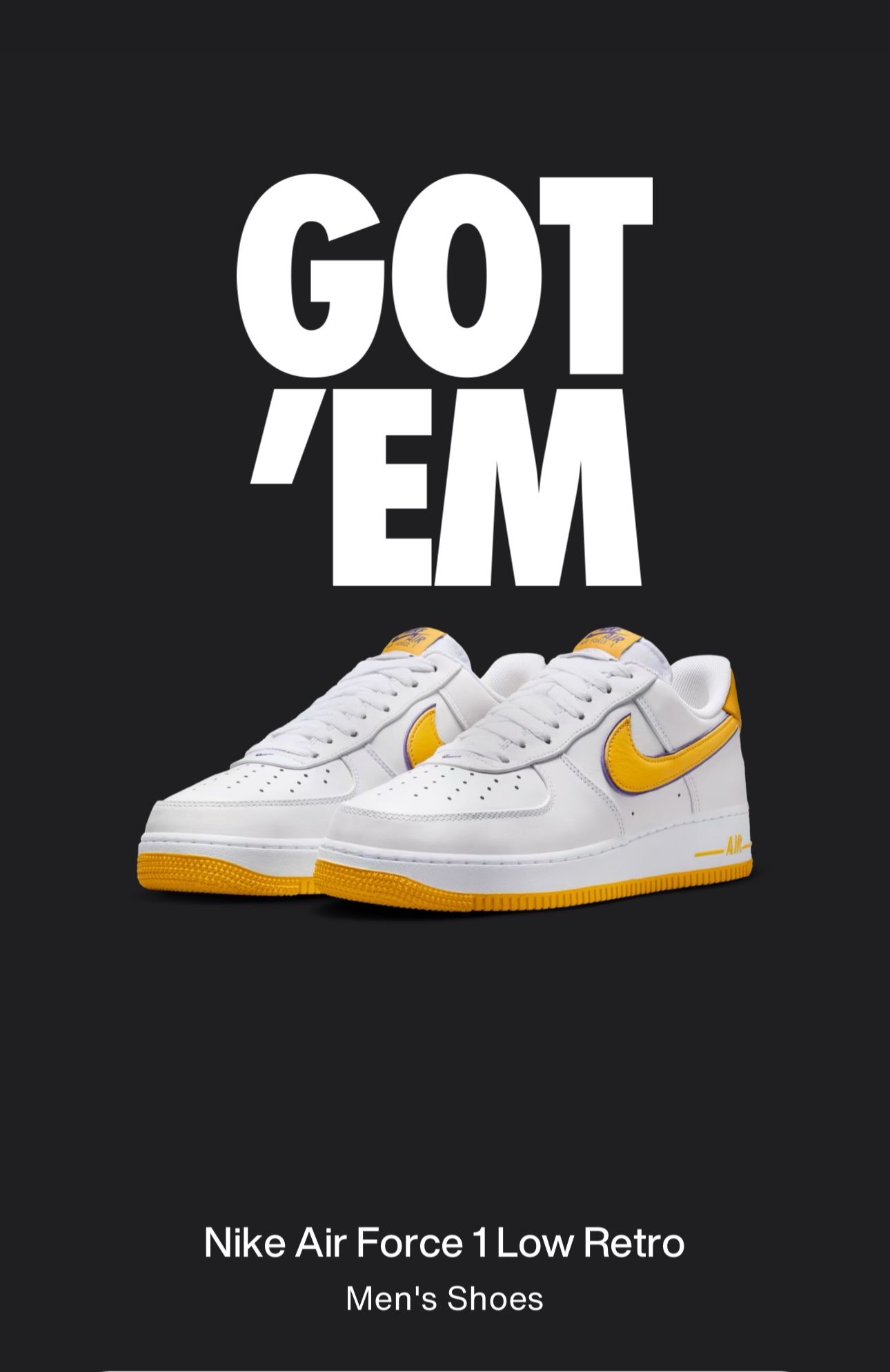 Nike Air Force 1 Low Retro Men's Shoes 