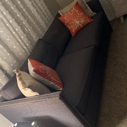 Dark Grey Couch 