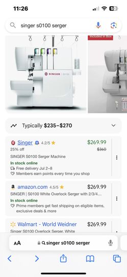 Singer S0100