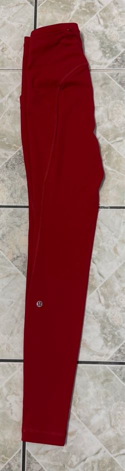 Lululemon Red Leggings Size 4