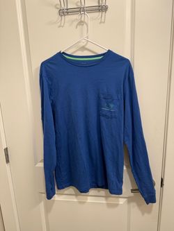 Vineyard vines long sleeve men shirts with pocket-size small- 3 count