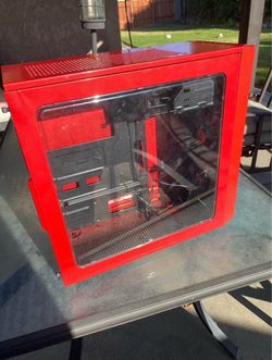 Fractal Design Focus G ATX mid Tower Pc Case (Red)