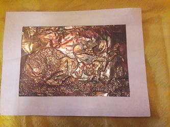 Stamped Copper Sheet Picture