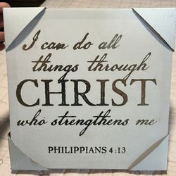 Canvas Wall Art Philippians 4:13