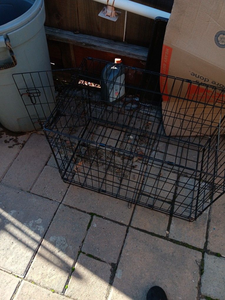 Dog Kennel With Dog Pin 